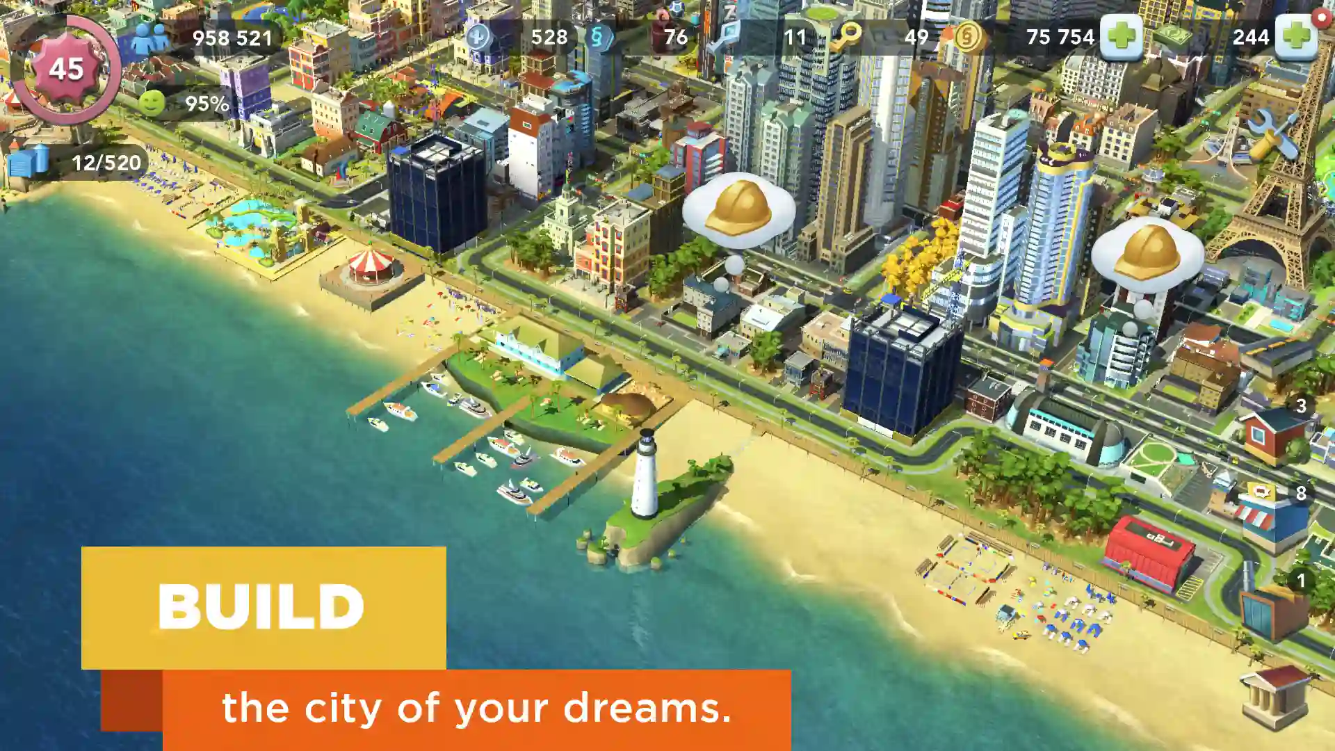 SimCity BuildIt Mod APK Unlimited Everything